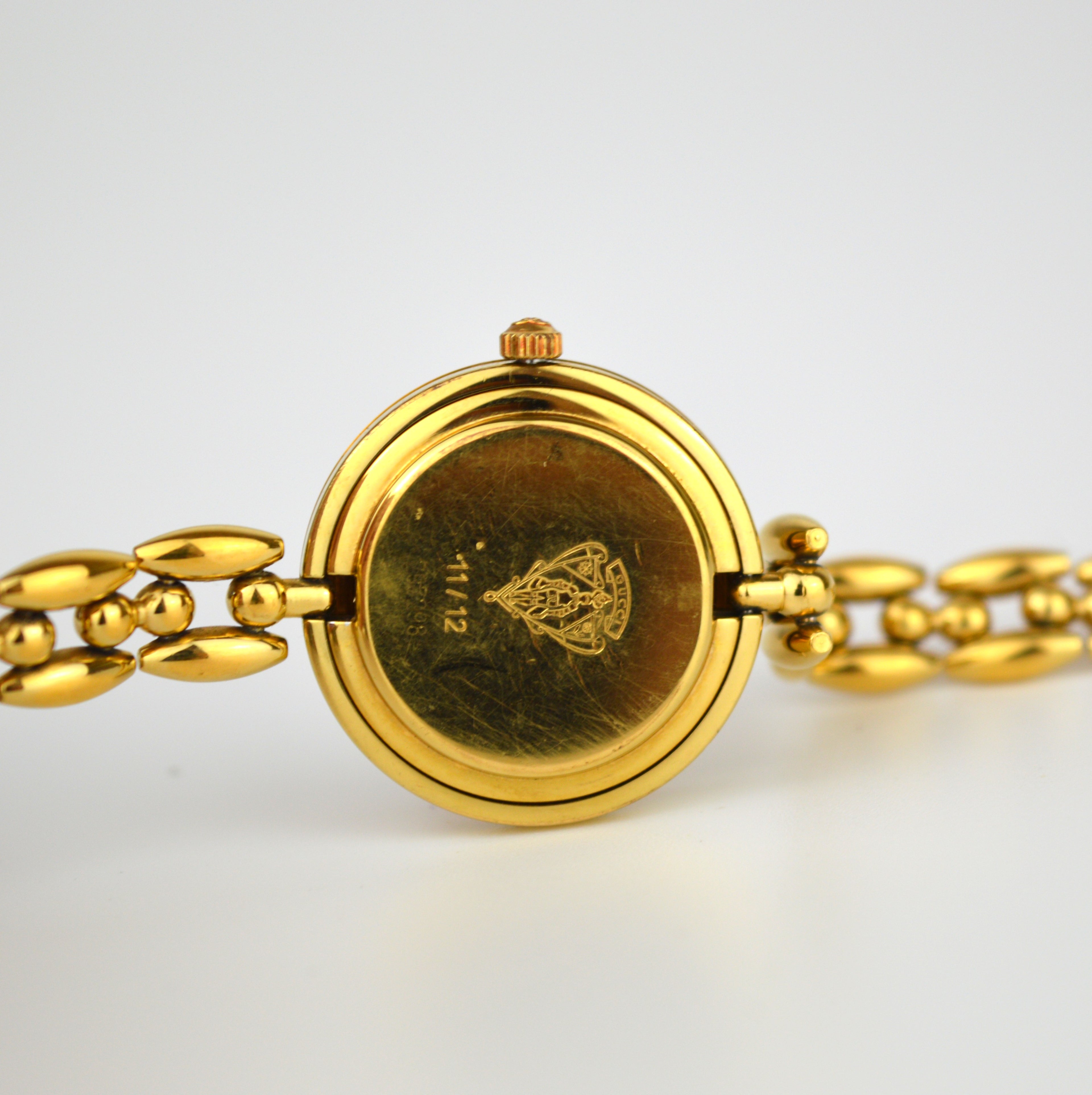 GUCCI BEZEL 11/12.2 WATCH WITH DOCUMENTS