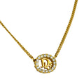 Dior Logo Vintage Collier with Strass