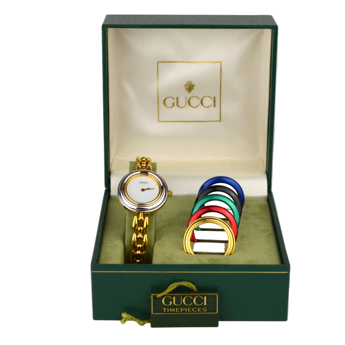 Gucci Change Bezel Vintage Watch 6 bezels