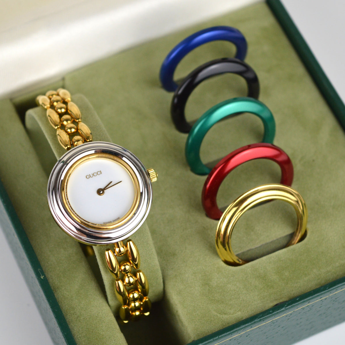 Gucci Change Bezel Vintage Watch 6 bezels