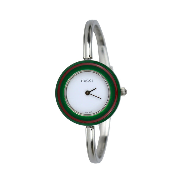 Gucci Change Bezel Silver Watch Full Set