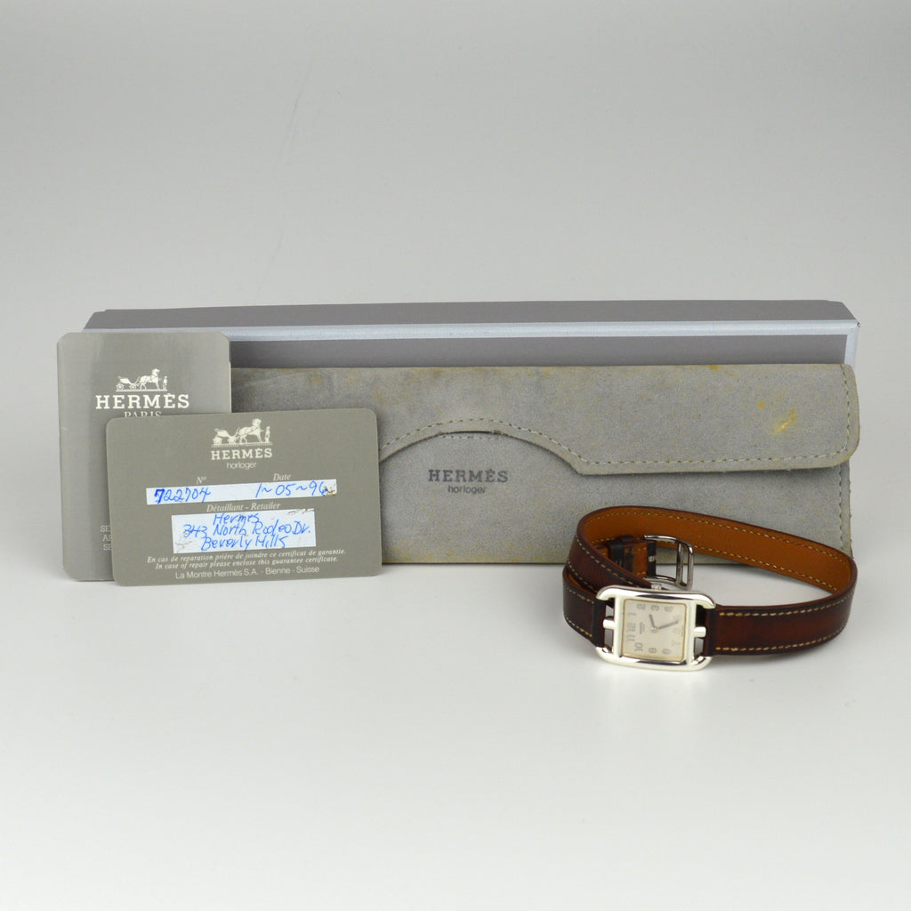 Hermès Cape Cod Silver Watch Full Set (ref. CC1.250)