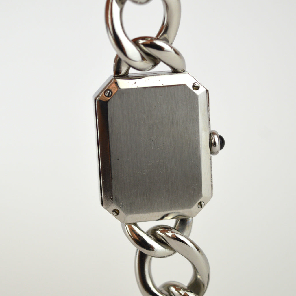 Chanel Première Silver Watch with Case (ref. H0452)