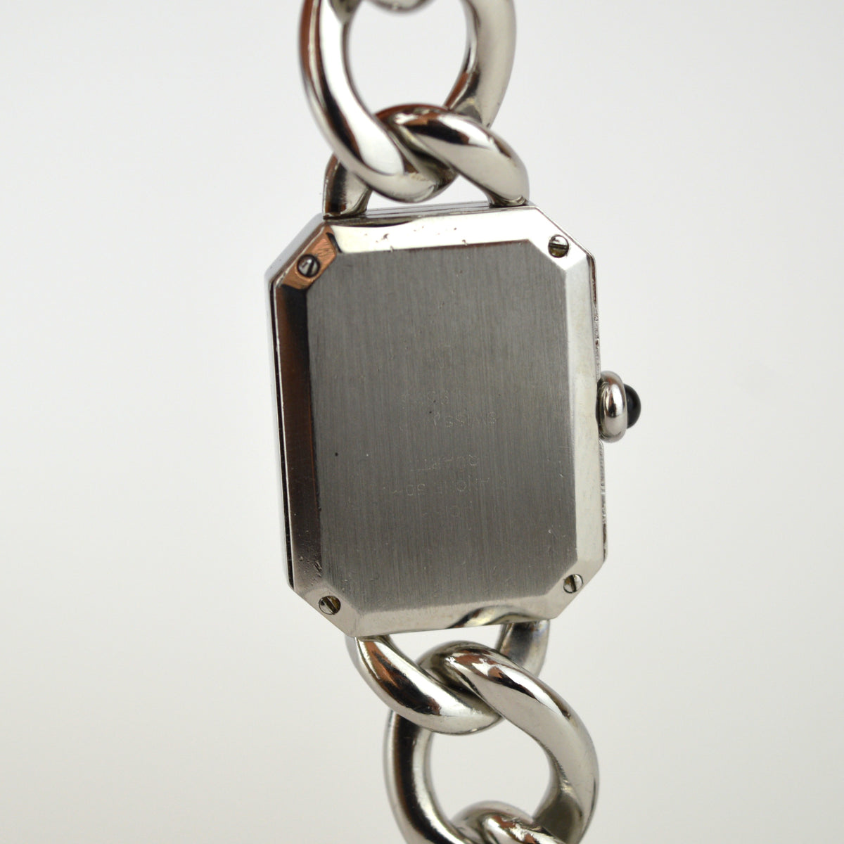Chanel Première Silver Watch with Case (ref. H0452)