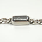 Chanel Première Silver Watch with Case (ref. H0452)