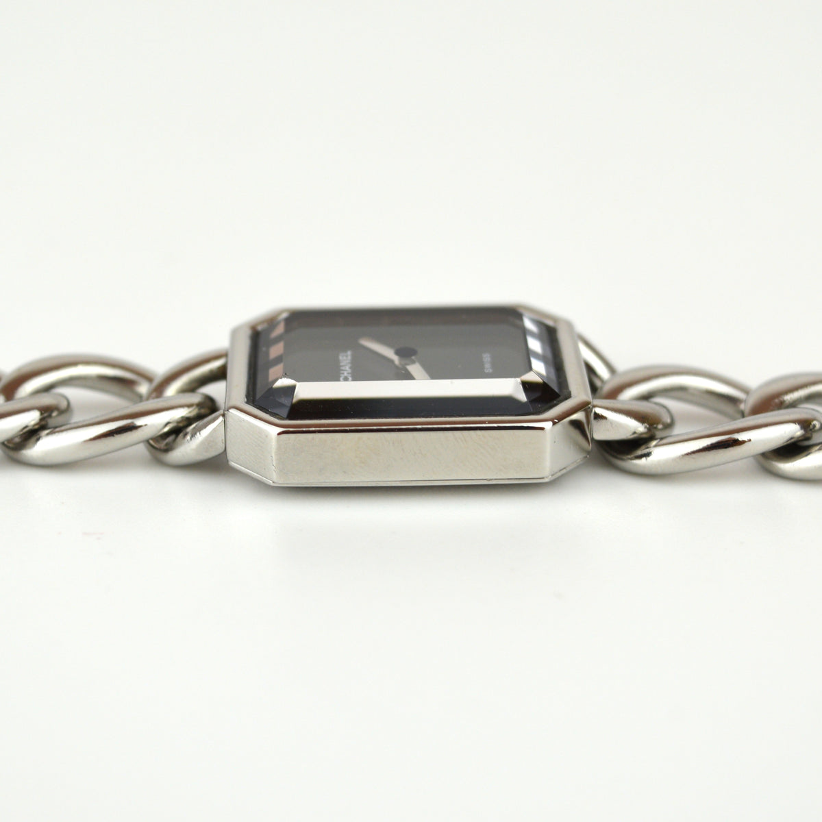 Chanel Première Silver Watch with Case (ref. H0452)