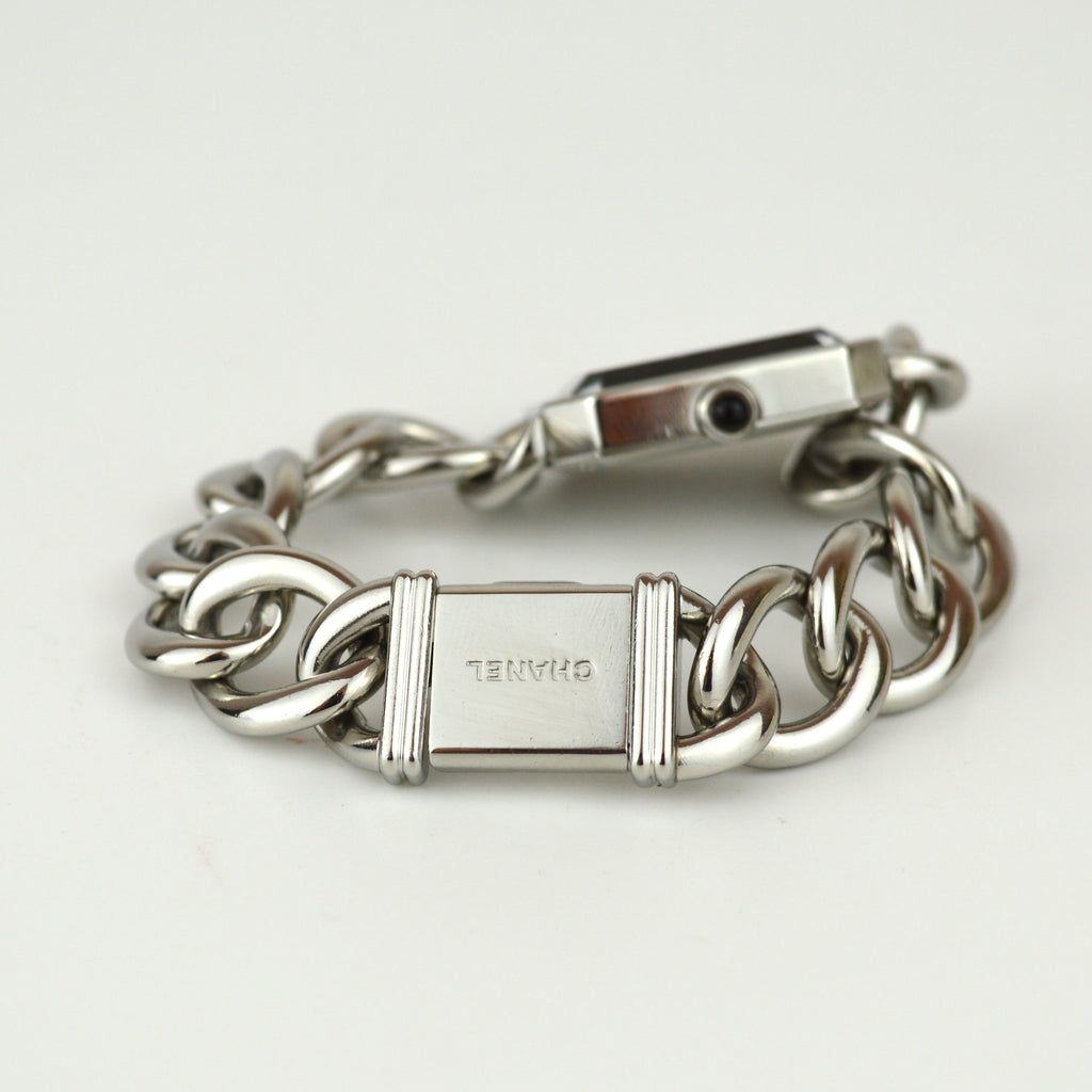Chanel Première Silver Watch with Case (ref. H0452)