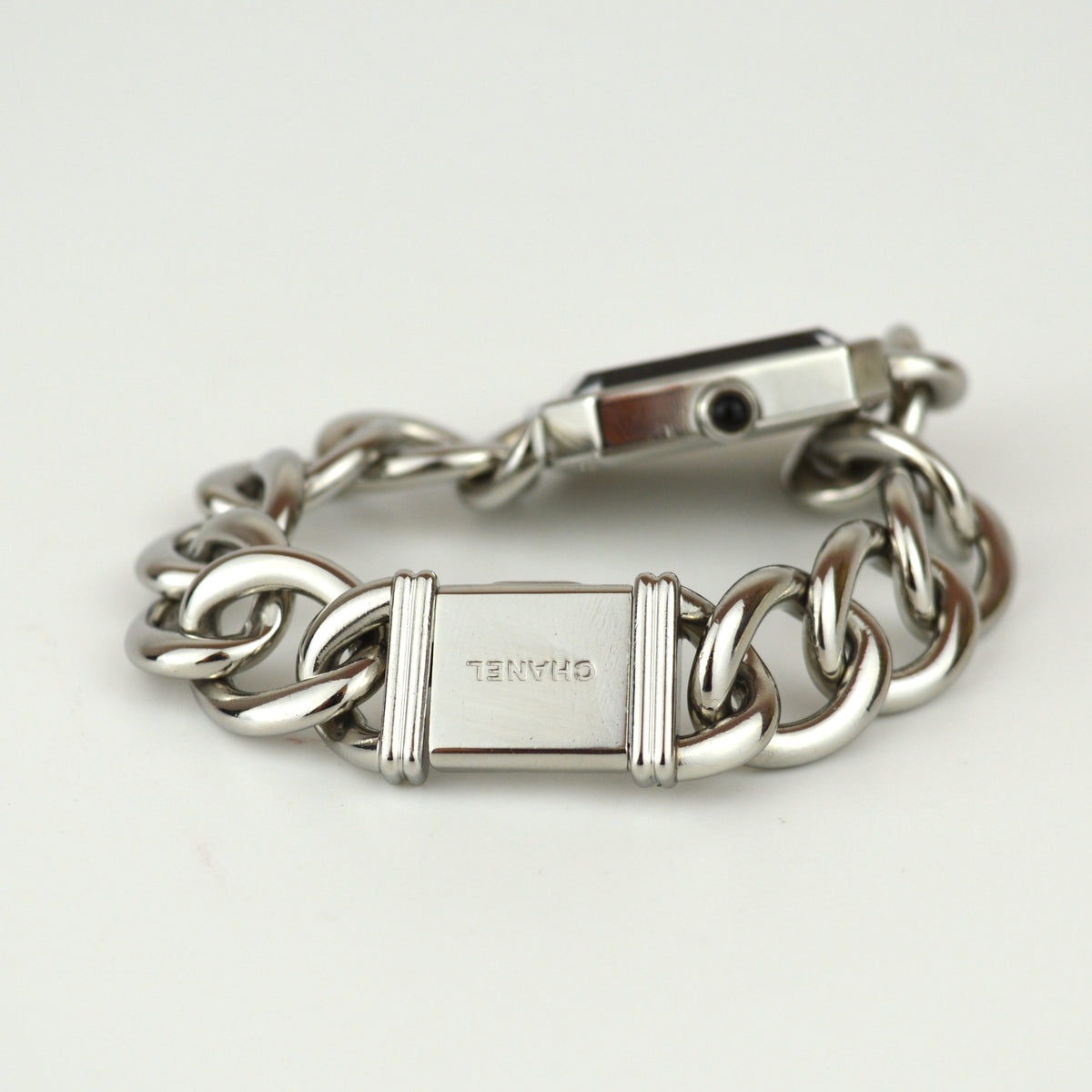 Chanel Première Silver Watch with Case (ref. H0452)
