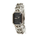 Chanel Première Silver Watch with Case (ref. H0452)