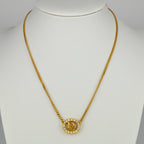 Dior Logo Vintage Collier with Strass