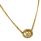 Dior Logo Vintage Collier with Strass