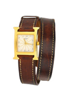Hermes H Heure HH1.210 Double Tour Watch With Box