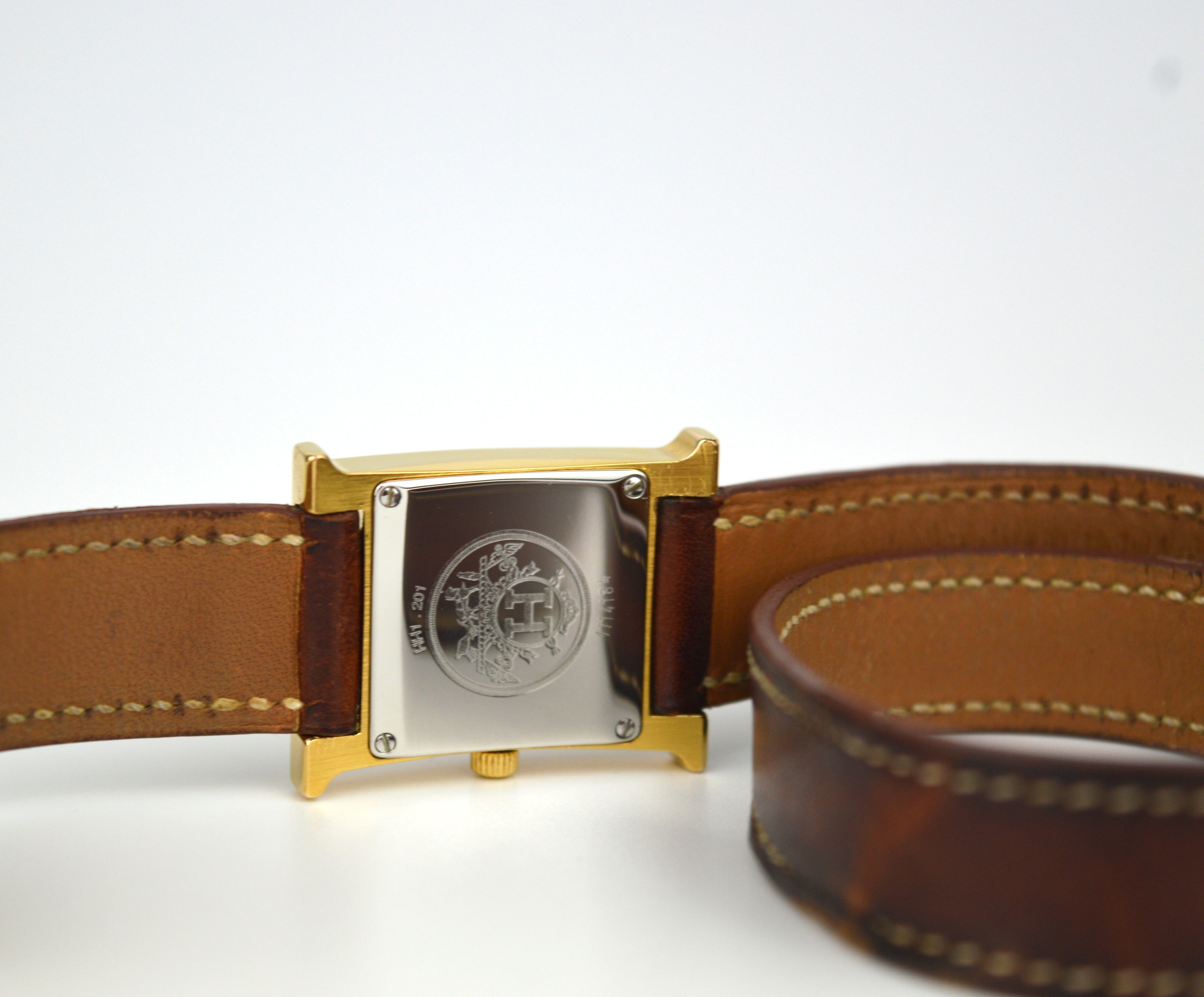 Hermes H Heure HH1.210 Double Tour Watch With Box
