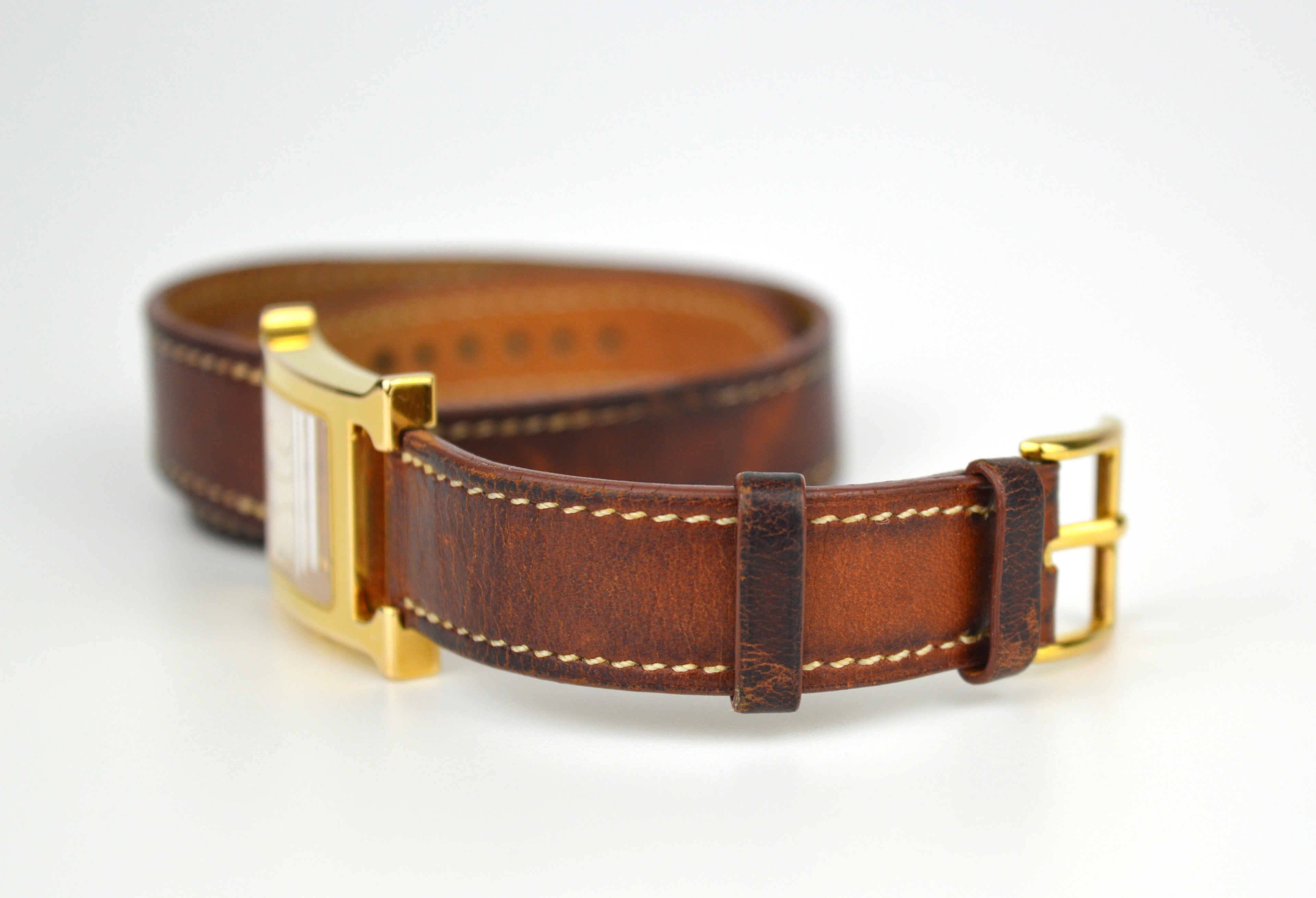 Hermes H Heure HH1.210 Double Tour Watch With Box