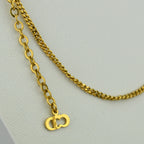 Dior Logo Vintage Collier