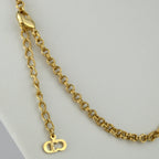 Dior CD logo Collier with Strass (Box)