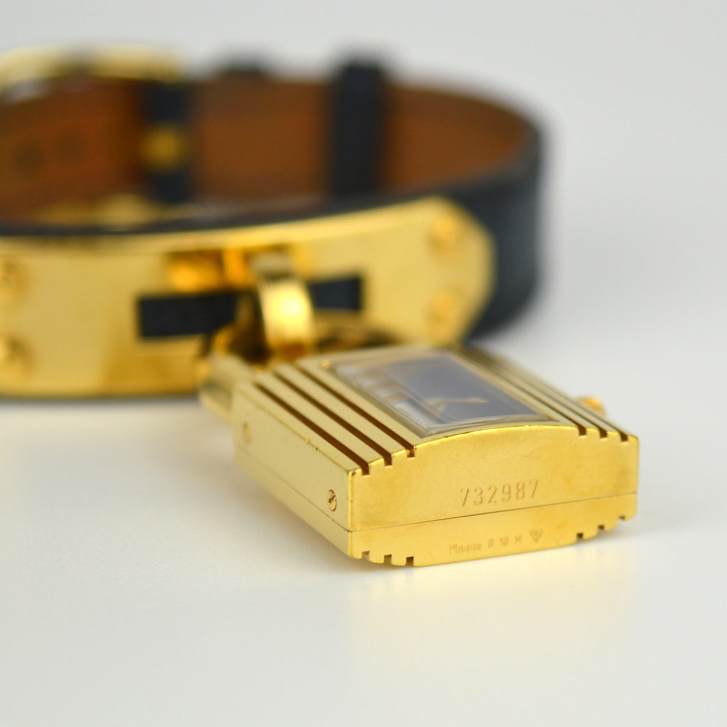 Hermès Kelly Vintage Watch Blue Strap