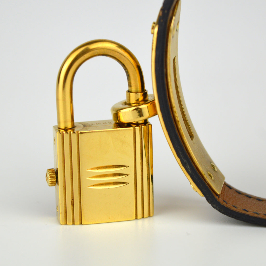 Hermès Kelly Vintage Watch Blue Strap