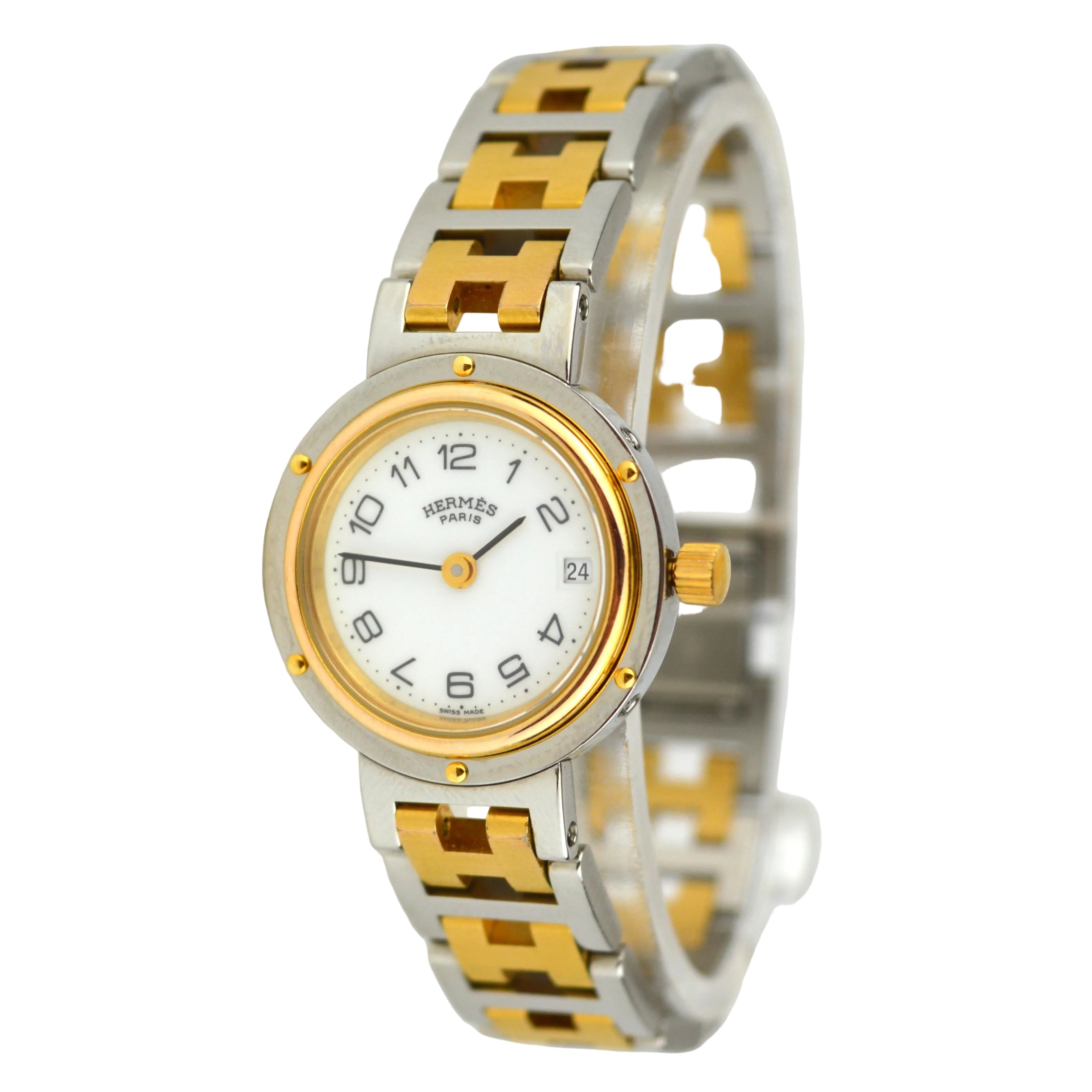 Hermes Clipper Vintage Watch with Box