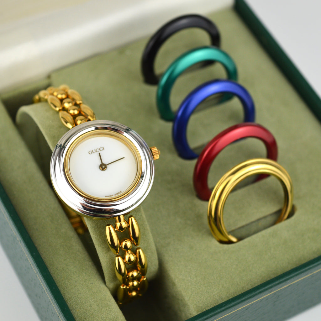 Gucci Change Bezel Watch 6 Bezels included