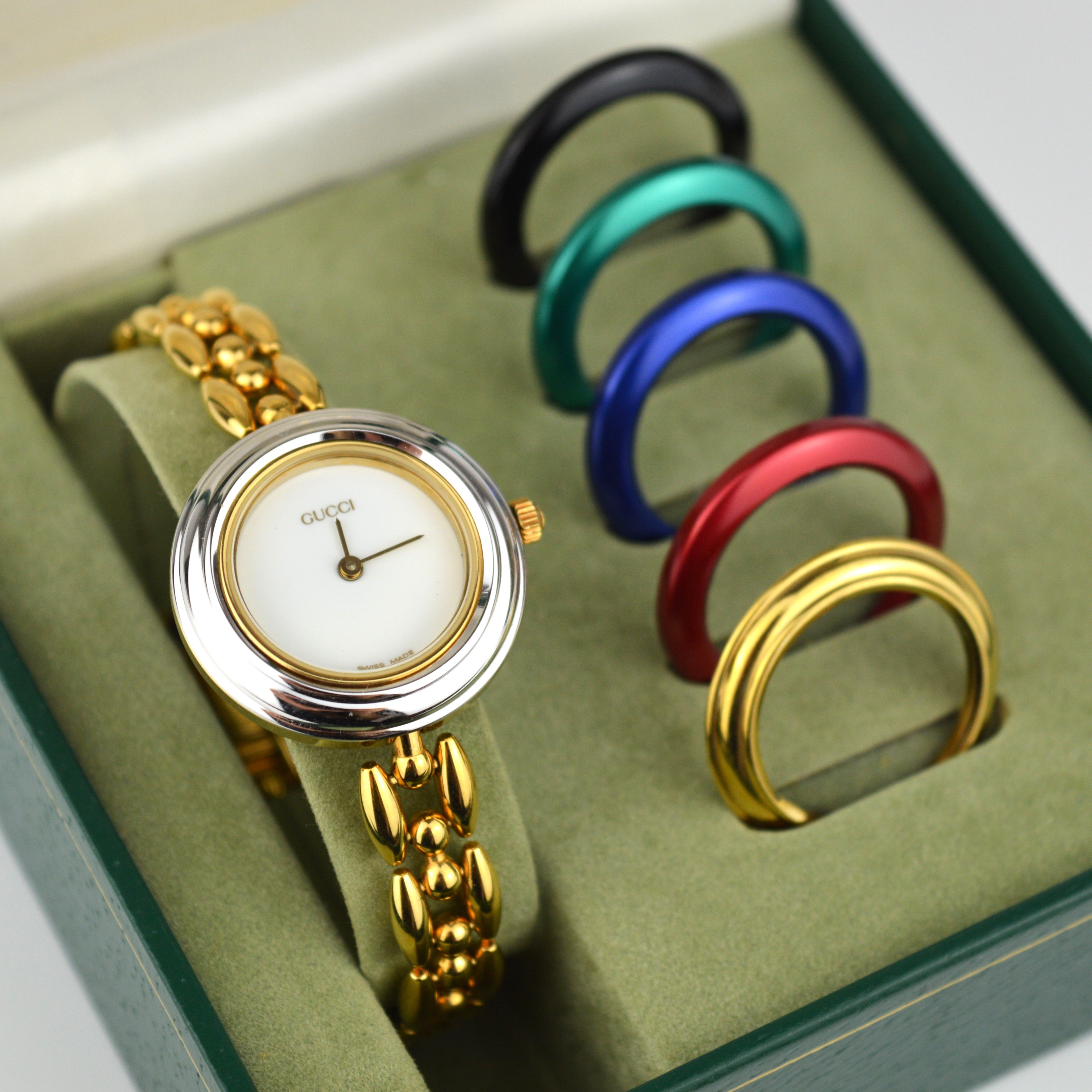 Gucci Change Bezel Watch 6 Bezels included