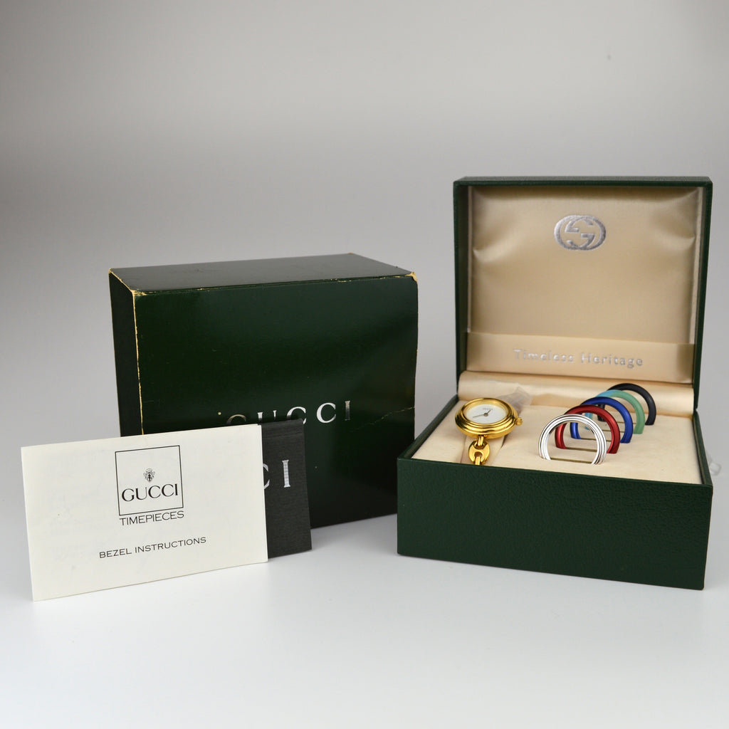 Gucci Change Bezel Watch Full Set