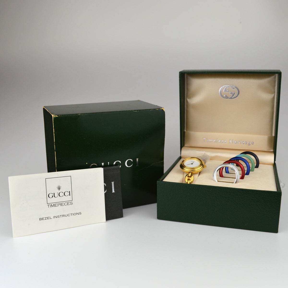Gucci Change Bezel Watch Full Set