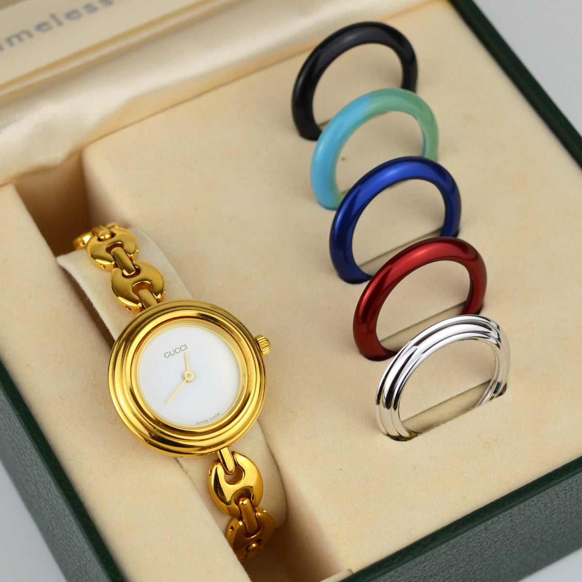 Gucci Change Bezel Watch Full Set