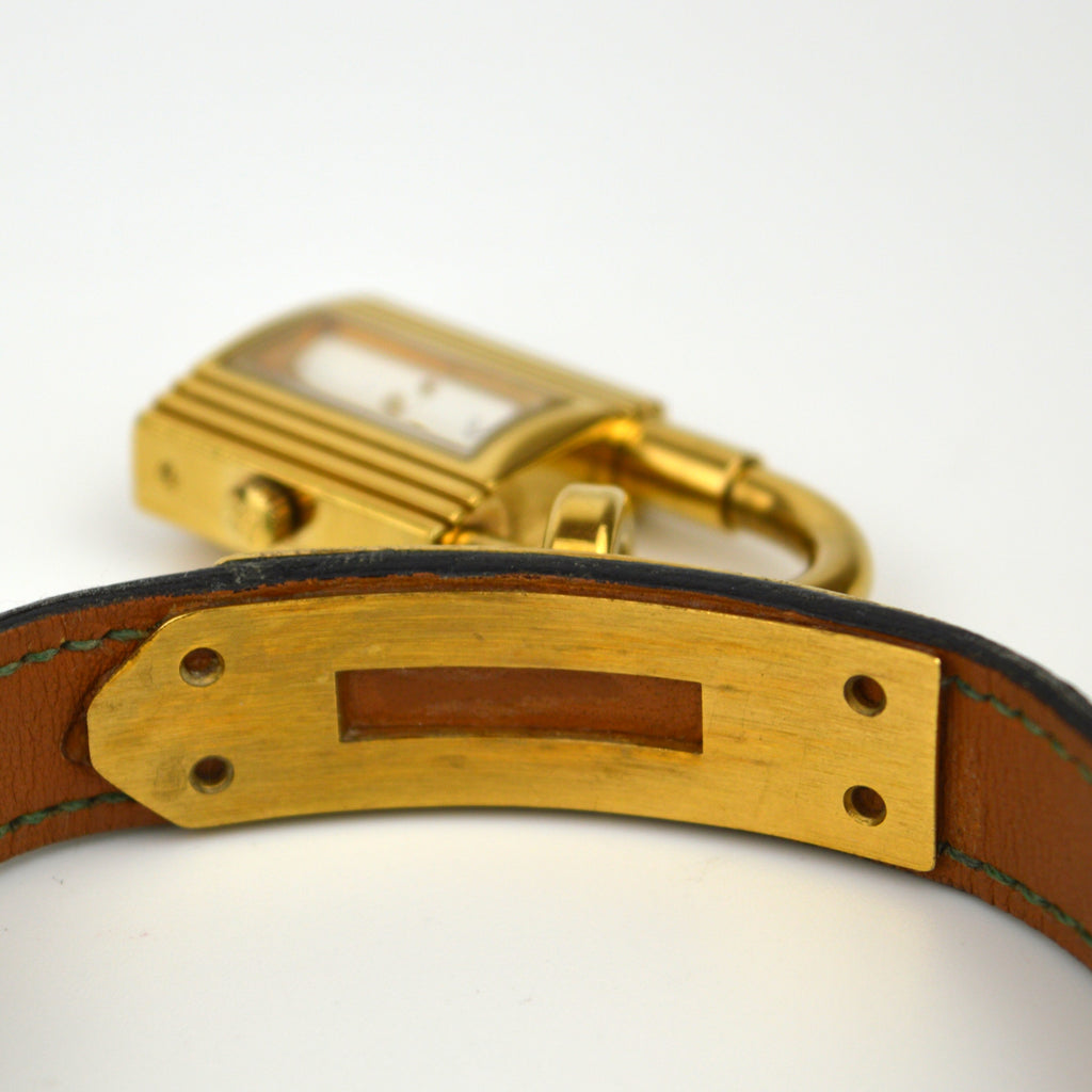 Hermès Kelly Green Strap Vintage Watch