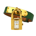 Hermès Kelly Green Strap Vintage Watch
