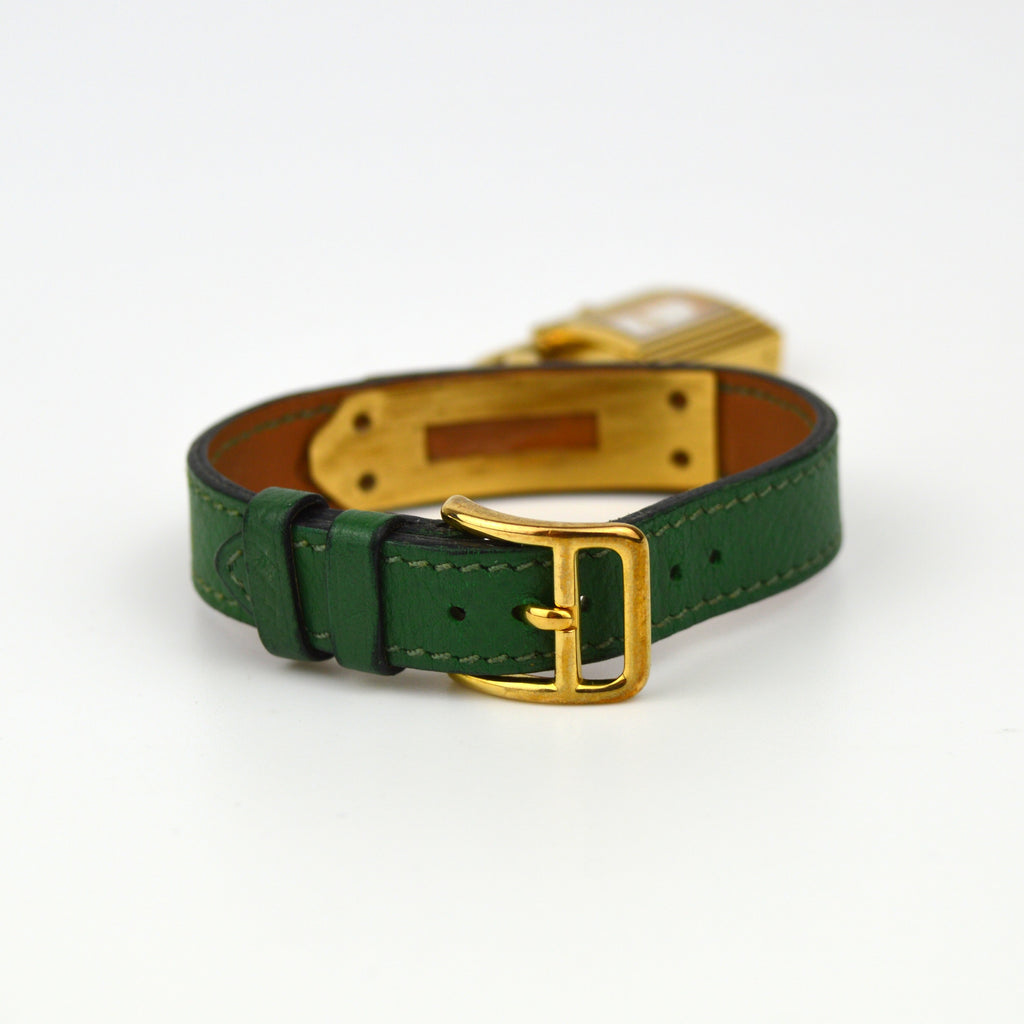 Hermès Kelly Green Strap Vintage Watch