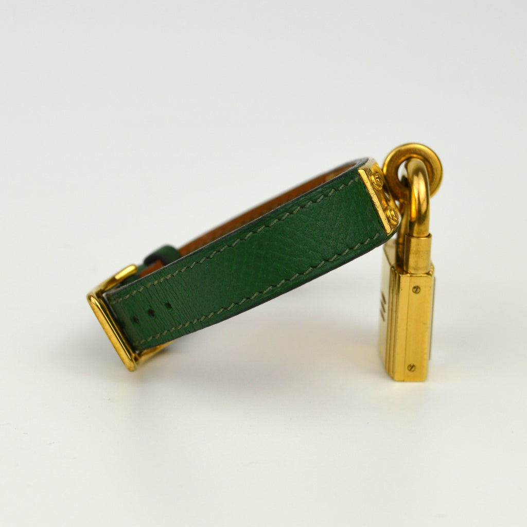 Hermès Kelly Green Strap Vintage Watch