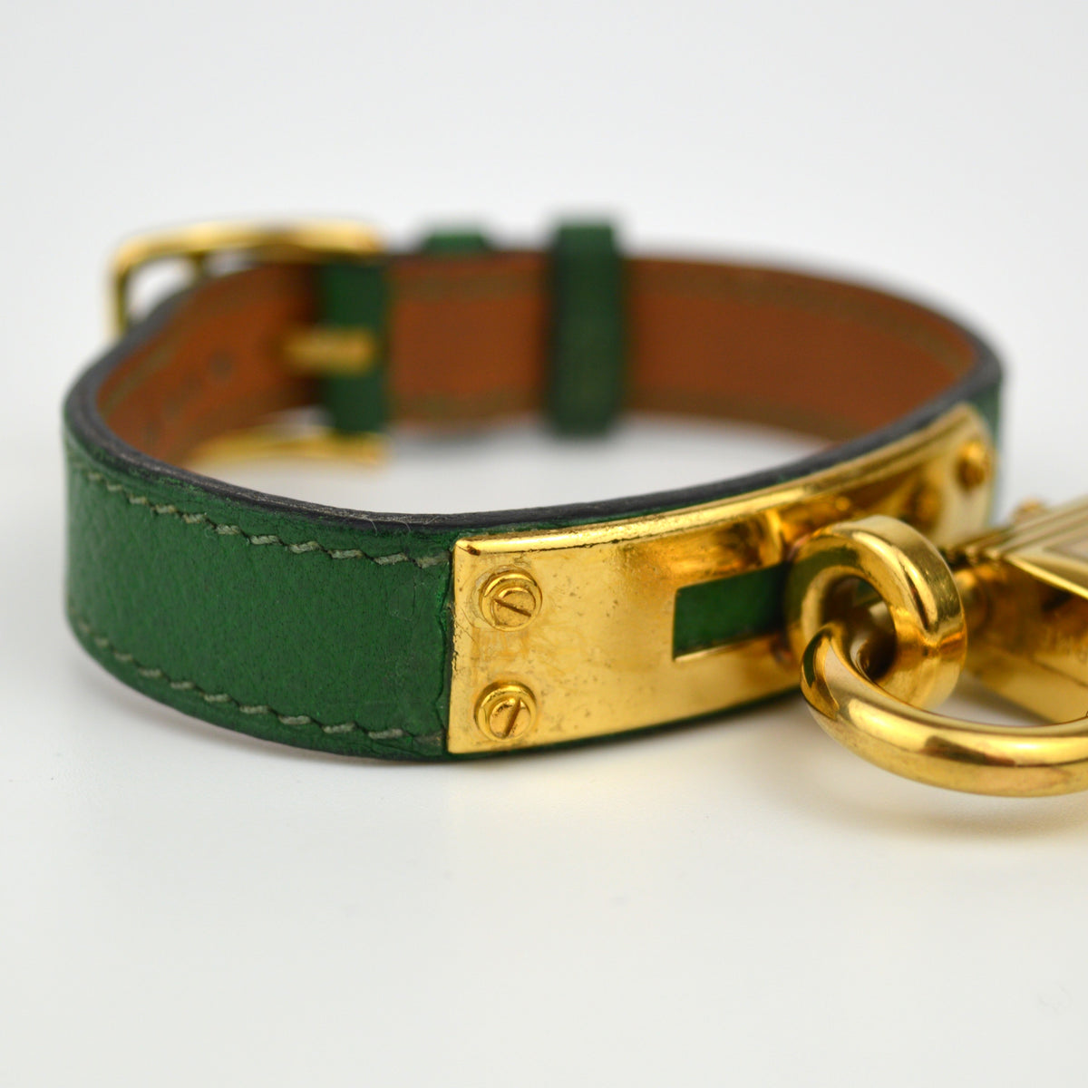 Hermès Kelly Green Strap Vintage Watch