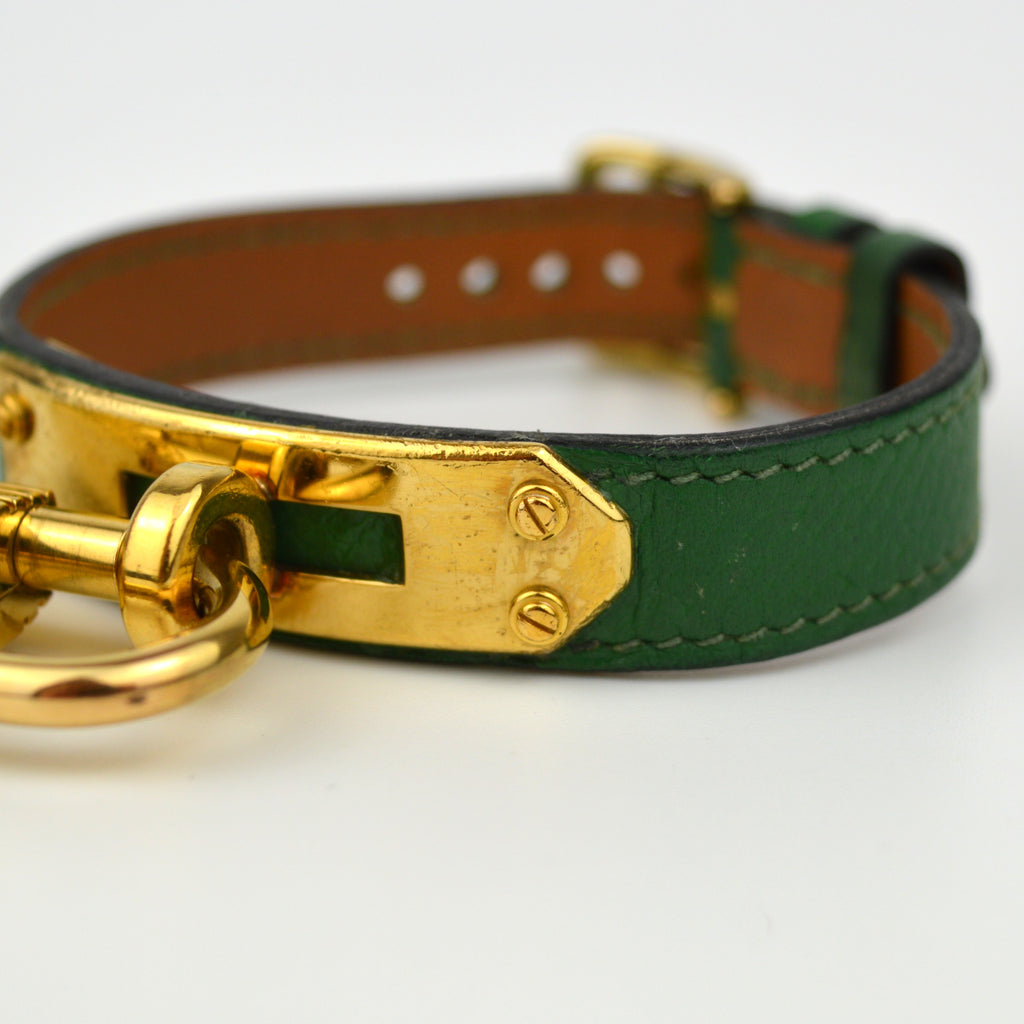Hermès Kelly Green Strap Vintage Watch