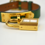 Hermès Kelly Green Strap Vintage Watch