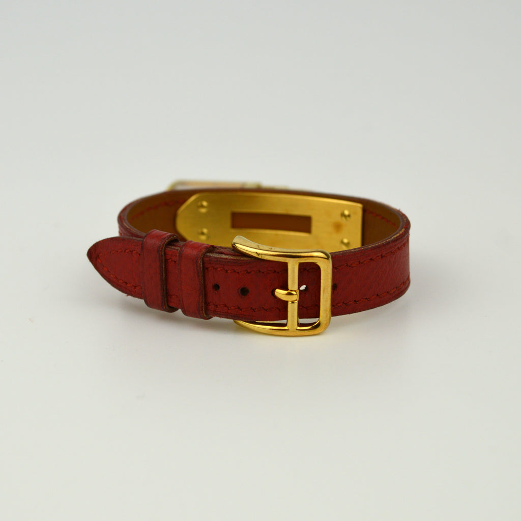 Hermès Kelly Red Strap Vintage Watch