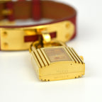 Hermès Kelly Red Strap Vintage Watch