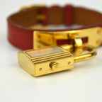 Hermès Kelly Red Strap Vintage Watch