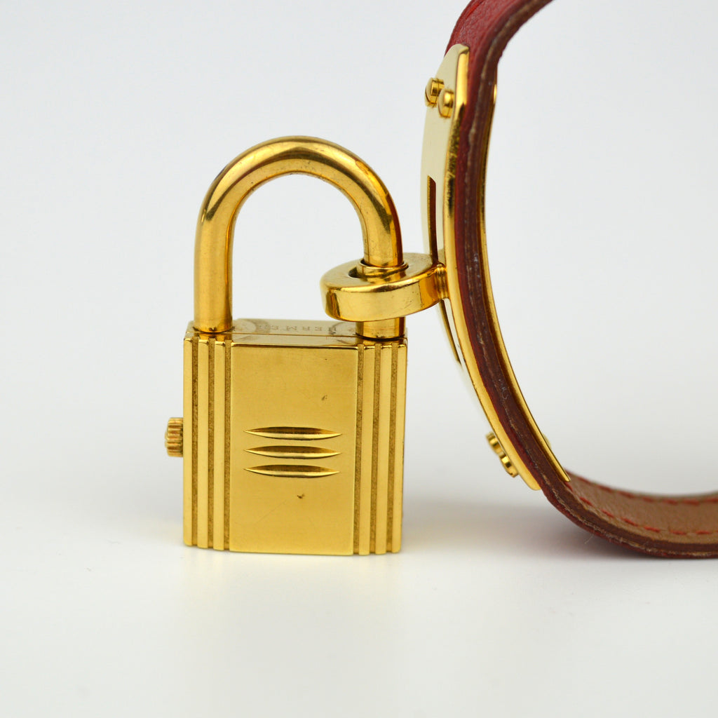 Hermès Kelly Red Strap Vintage Watch