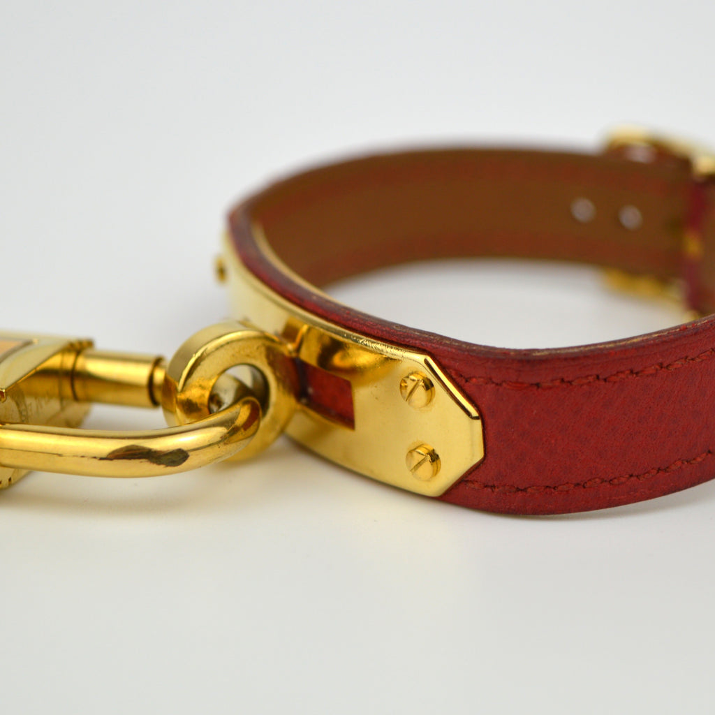 Hermès Kelly Red Strap Vintage Watch