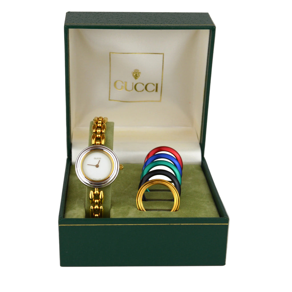 Gucci Change Bezel Vintage Watch 6 Bezels