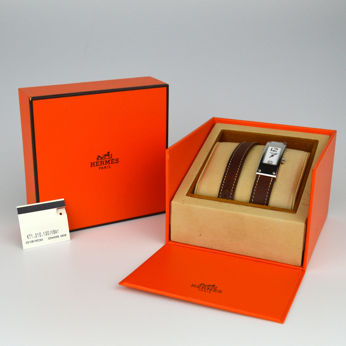 Hermès Kelly 2 Double Tour Watch (ref. KT1.210)