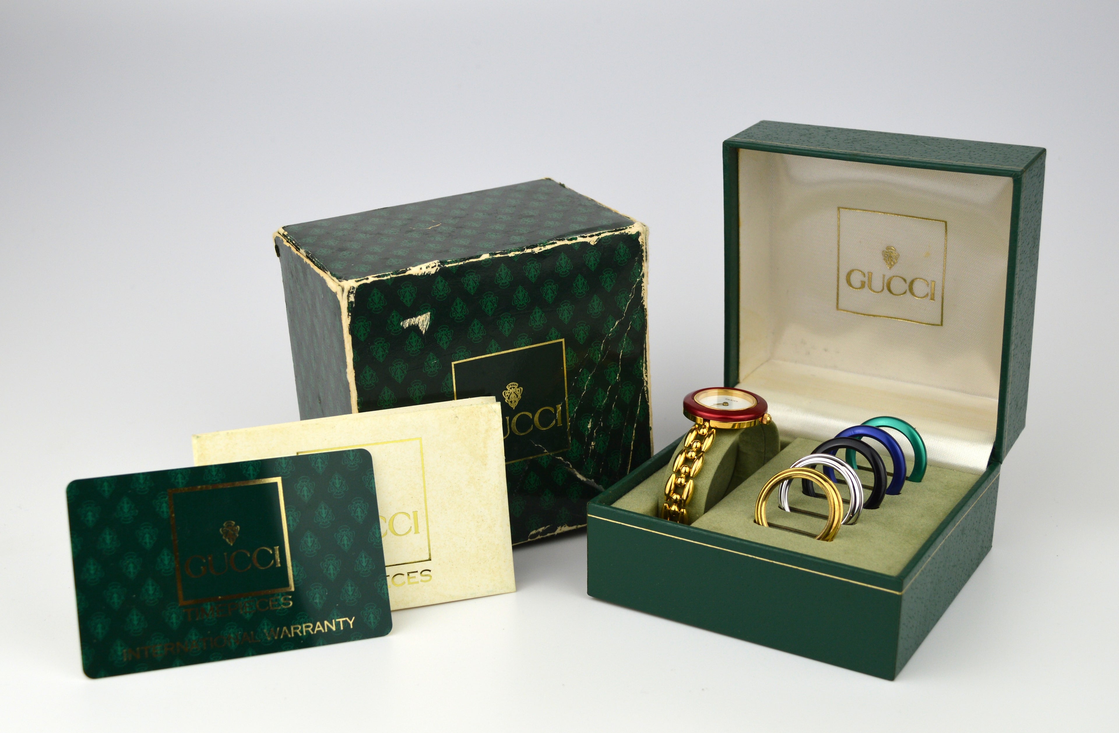 Gucci Change Bezel Watch Full Set