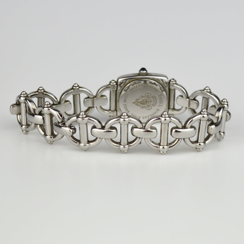 Gucci 6400L Silver Vintage Watch With Box