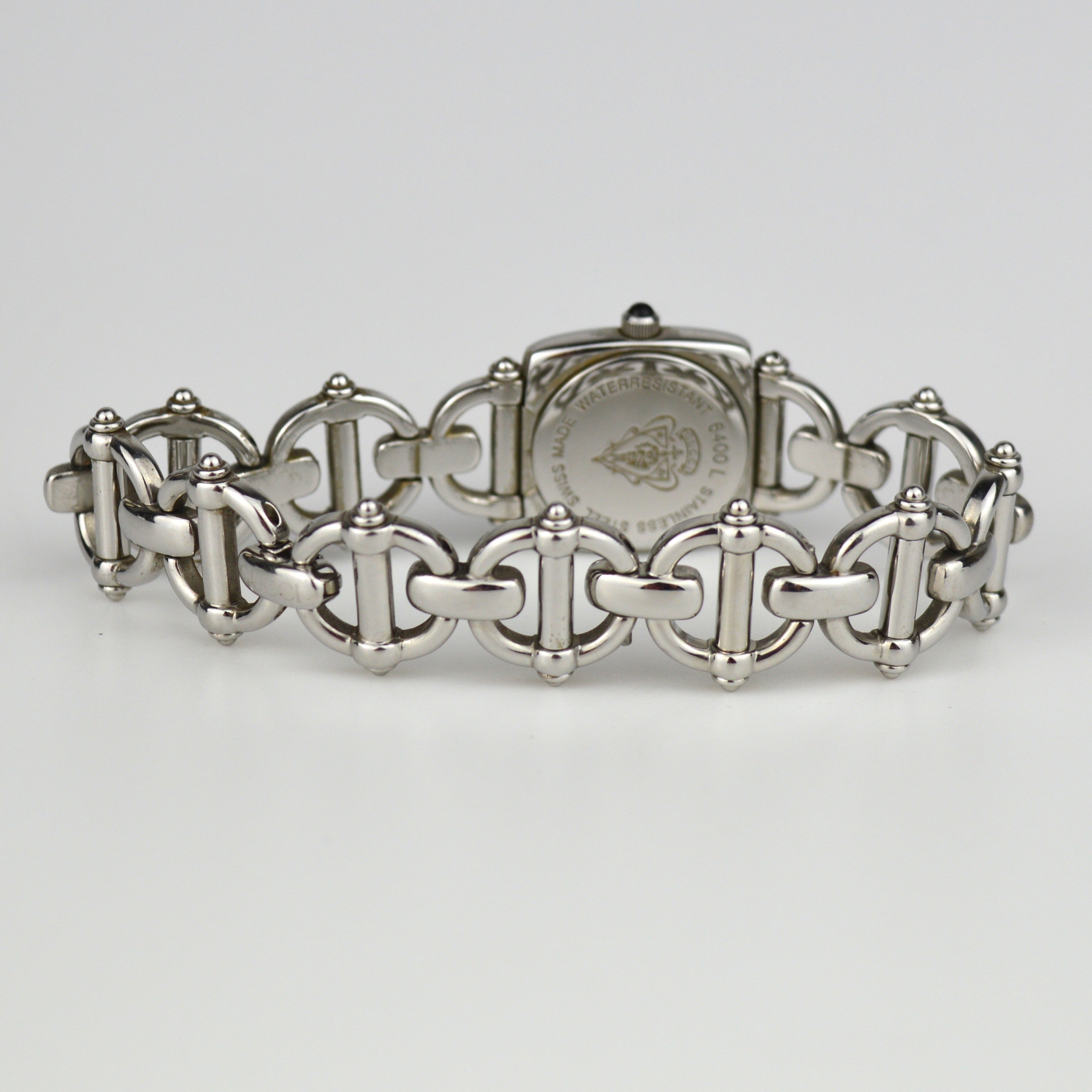 Gucci 6400L Silver Vintage Watch With Box