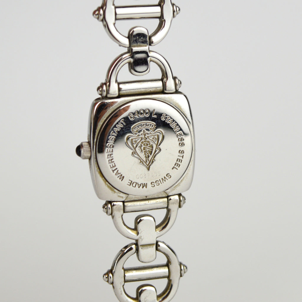 Gucci 6400L Silver Vintage Watch With Box