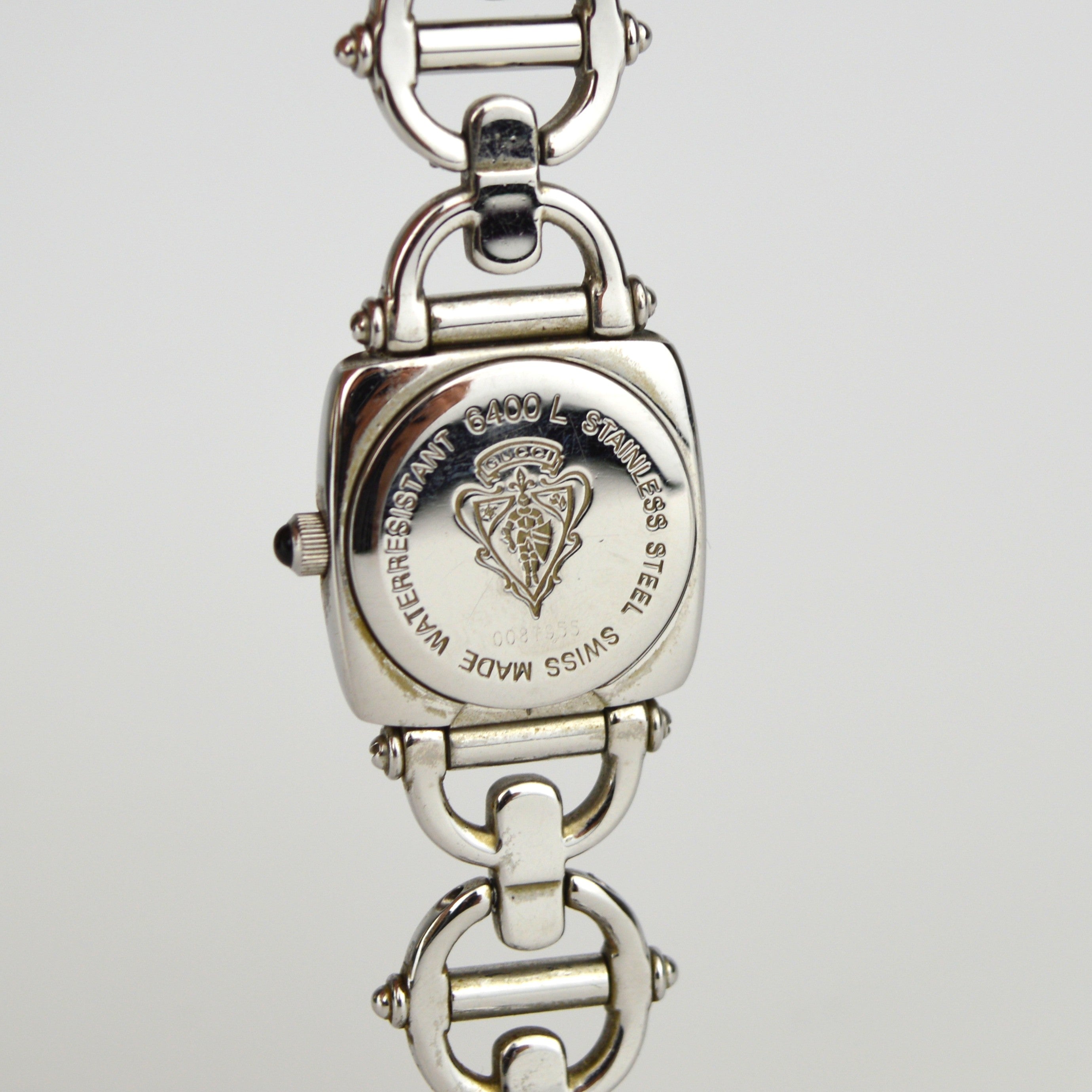 Gucci 6400L Silver Vintage Watch With Box
