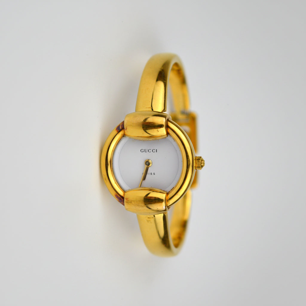 GUCCI 1400L GOLDEN VINTAGE GOLD WATCH