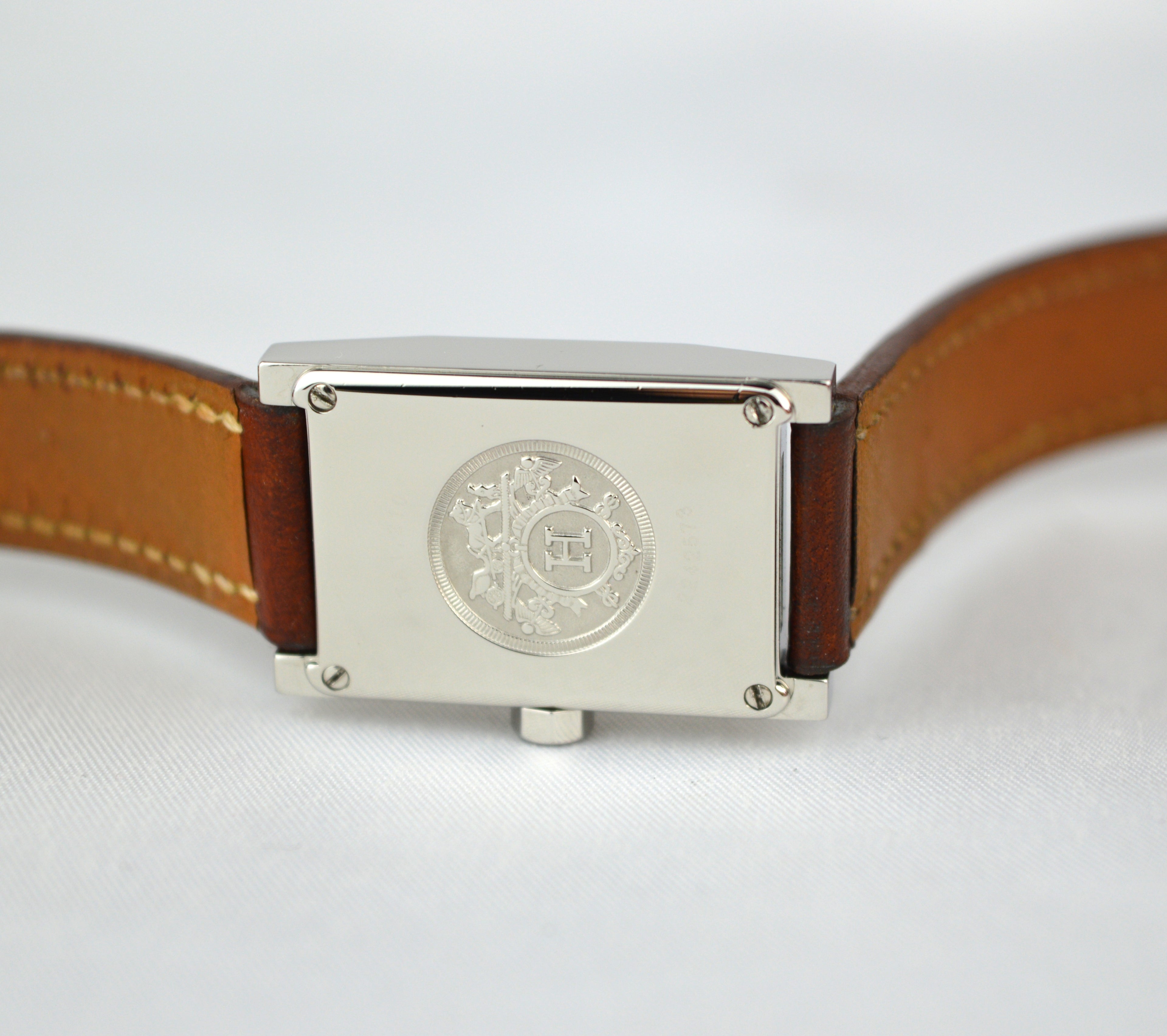 HERMES TANDEM DOUBLE TOUR WATCH WITH BOX