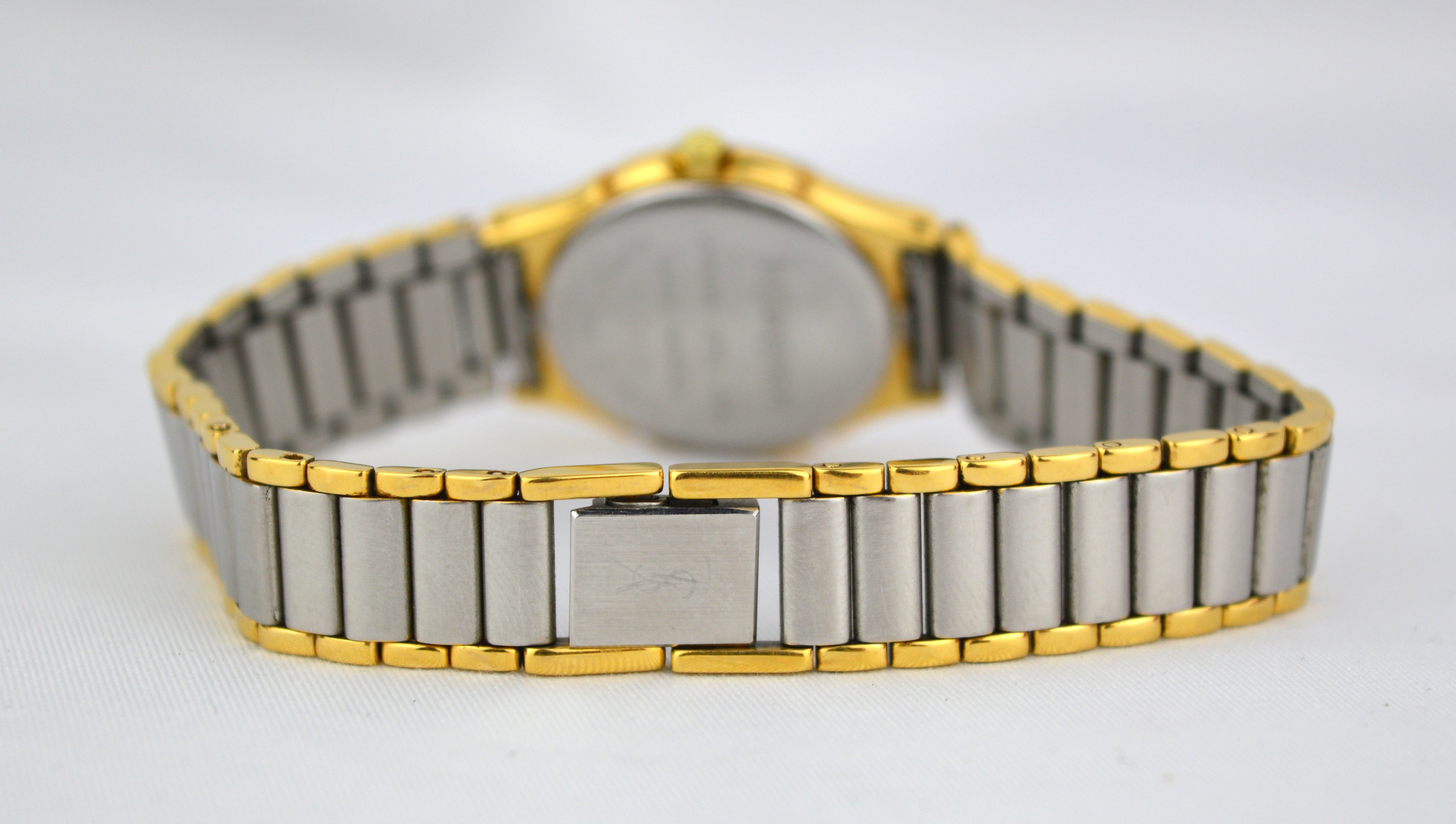 YSL VINTAGE COLLIER WATCH WITH BOX